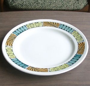 画像1: Broadhurst "Mardi Gras" dinner plate
