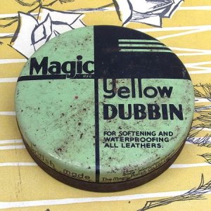 画像1: "Magic Yellow DUBBIN" old tin