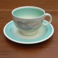 画像1: Susie Cooper "Grey Leaf" morning cup and saucer (1)