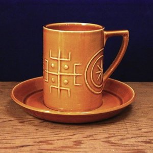 画像1: Portmeirion pottery "Totem" coffee cup and saucer