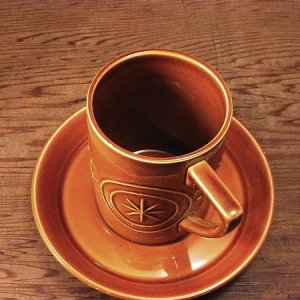 画像2: Portmeirion pottery "Totem" coffee cup and saucer