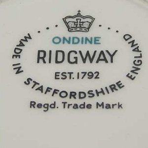 画像3: Ridgway "Ondine" tea cup and saucer by Gerald Benny