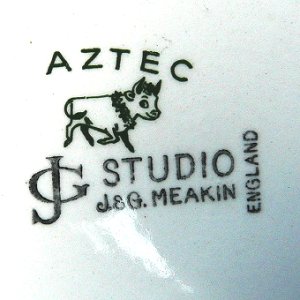 画像3: J&G MEAKIN  "Aztec" cake plate