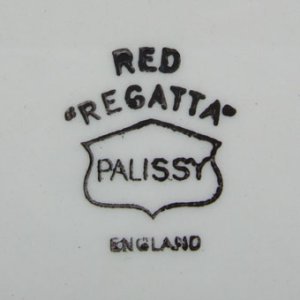 画像4: Palissy "Red Regatta" dinner plate