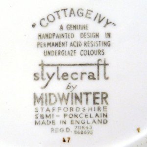 画像4: Midwinter "Cottage Ivy" dinner plate