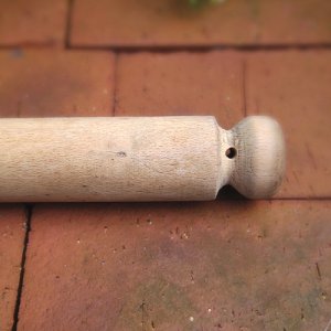 画像2: Wooden rolling pin