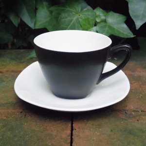 画像1: Midwinter coffee/demitasse cup and saucer