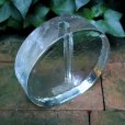 画像2: 1960s modern crystal glass vase  (2)