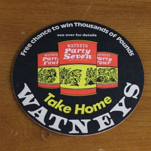 画像1: Vintage "Watneys Party Seven" beer mat
