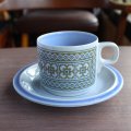 Hornsea "Tapestry" tea cup and saucer