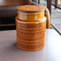 Hornsea "Saffron" sugar jar/canister