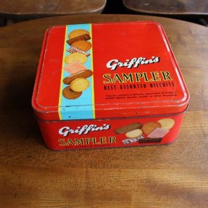 画像1: Vintage Gliffin's biscuit tin