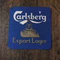 "Carlsberg Export Lager" Vintage Beer Mat