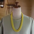 画像1: Vintage yellow necklace from England (1)