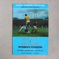 Football programme  "England vs Scotland" 1973