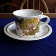 画像1: Midwinter "Meadowsweet" tea cup and saucer 1967 (1)