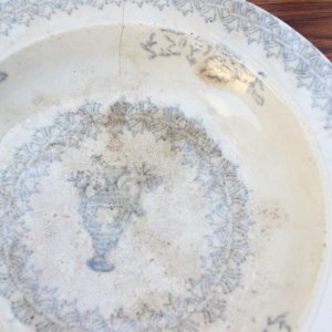 画像2: Antique soup dish