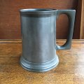Antique pewter tankard from England