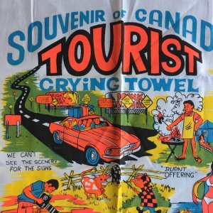 画像2: SOUVENIR OF CANADA vintage tea towel