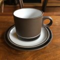 Hornsea "Contrast" morning cup and saucer/mug 