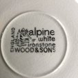 画像4: Wood & Sons "Alpine White" vintage op art ta cup and saucer (4)