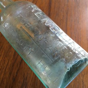 画像2: Antique glass bottle KENOLINE