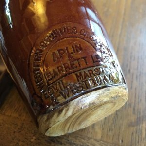 画像3: Alpin & Barrett antique stoneware bottle