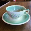 Susie Cooper "Dresden Spray" tea cup and saucer
