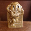 Vintage WADE pottery "Humpty Dumpty" mmoney box/piggy bank