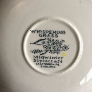 画像4: Midwinter "Whispering Grass" vintage tea cup and saucer