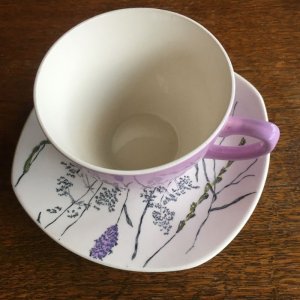 画像2: Midwinter "Whispering Grass" vintage tea cup and saucer