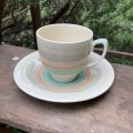 Susie Cooper "Wedding Ring" demitasse cup and saucer