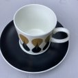 画像2: Wedgwood "Diablo" coffee/tea cup and saucer designed by Susie Cooper (2)