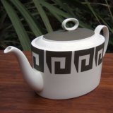 画像: Wedgwood "Green Keystone" teapot by Susie Cooper