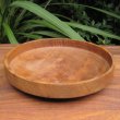 画像1: Wooden tray/bowl (1)