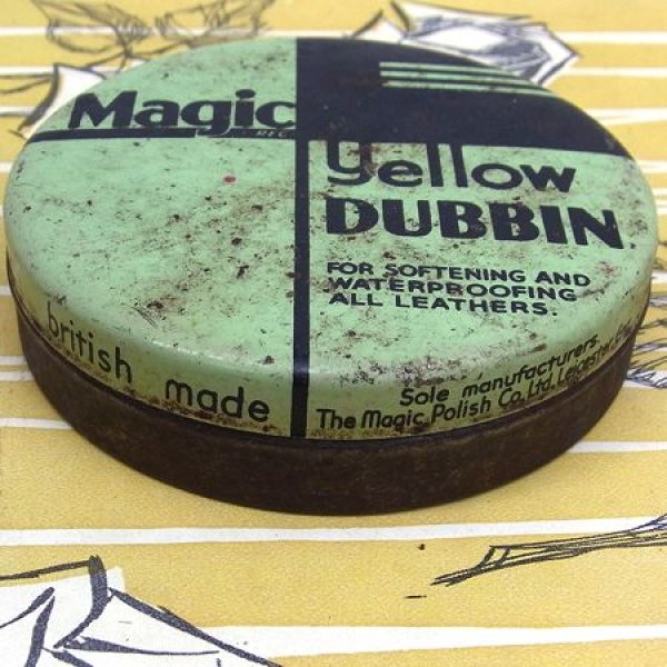 画像2: "Magic Yellow DUBBIN" old tin (2)