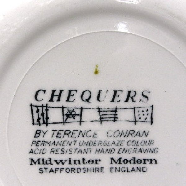 画像4: Midwinter "Chequers" plate designed by Terence Conran (4)