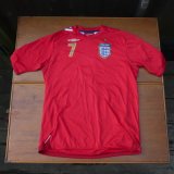 画像: England official 'BECKHAM' shirt
