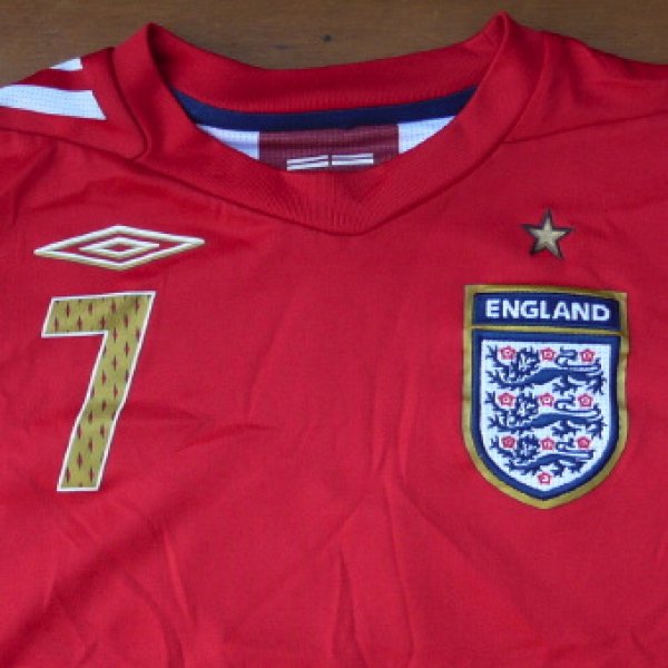 画像2: England official 'BECKHAM' shirt (2)