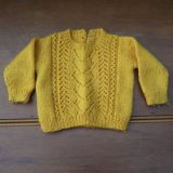 画像: hand knitted sweater