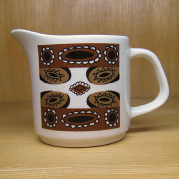 画像1: J&G Meakin "Maori" creamer/milk pitcher by Jessie Tait (1)