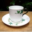 画像1: old victorian "Ivy leaf" tea cup and saucer (1)