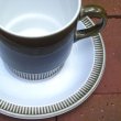 画像2: Poole pottery "Choisya" coffee/tea cup and saucer (2)