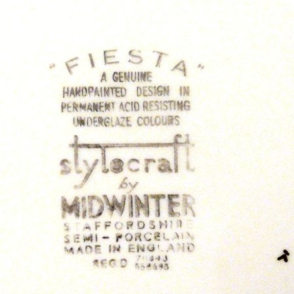 画像4: Midwinter "Fiesta" dinner plate (4)