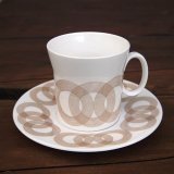 画像: Hostess Tableware "Olympus" tea cup and saucer designed by John Russell