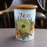画像: Crown Devon vintage tea canister/jar