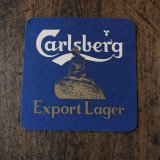 画像: "Carlsberg Export Lager" Vintage Beer Mat