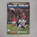 画像: Football programme  "England vs Denmark 1979"