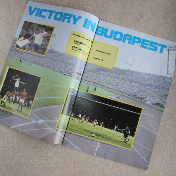 画像4: Football programme  "England vs Hungary" 1981 (4)