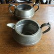 画像2: Antique pewter milk pitcher and sugar pot made in Sheffield (2)